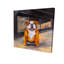 Bouledogue souriant - décor de salon en toile brune | Home Art-119951036