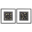 Washed Black Squares Print by Michael Willett