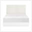 Ensemble de lit pour grand lit luxueux avec perle blanche 5 pièces Luxueux-129746848