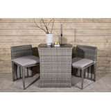 Kristlaug 2 - Person Patio Dining Set with Rectangular Table , Cushions Included