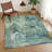Machine Washable Indoor/Outdoor Efimenko ACN2300 Abstract Rug-593641283