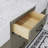Paisley 72" Carrara White Marble Countertop Bath Vanity in Grizzle Gray with Faucet and Mirror