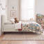 Lit simple tapissier Wave-129723435