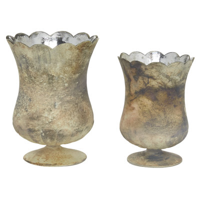 8.8'' H Glass Tabletop Hurricane