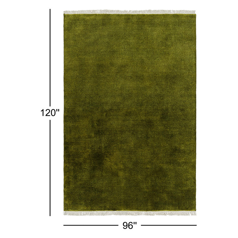 Tapis en laine tissé à la main Clio, Rectangulaire 8 pi x 10 pi