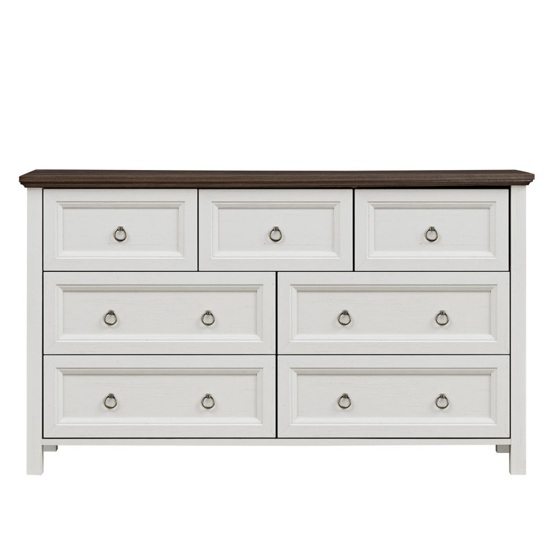 Commode blanche à 7 tiroirs 7 tiroirs à assembler