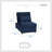 Alaisia 45.5" Modern & Contemporary Storage Bench with Velvet Fabric Upholstery, Adjustable Top, Pull-Out Ottoman-1553811094