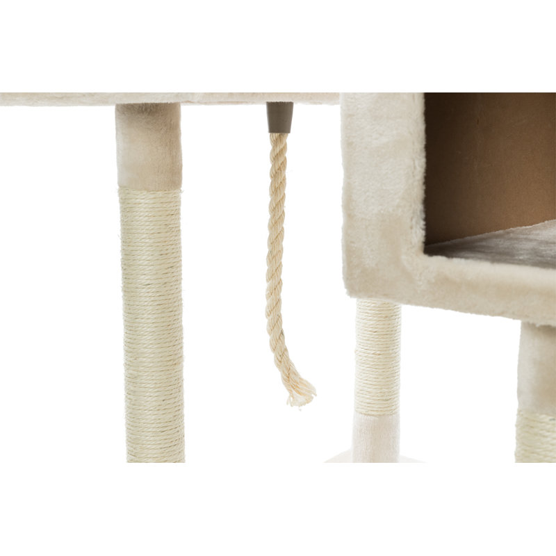 70"  Cat Tree, Cream