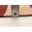 Tapis décoratif en laine noué à la main de conception unique noué à la main New Age 5 pi 3 po x 7 pi 10 po en rouge/brun/beige