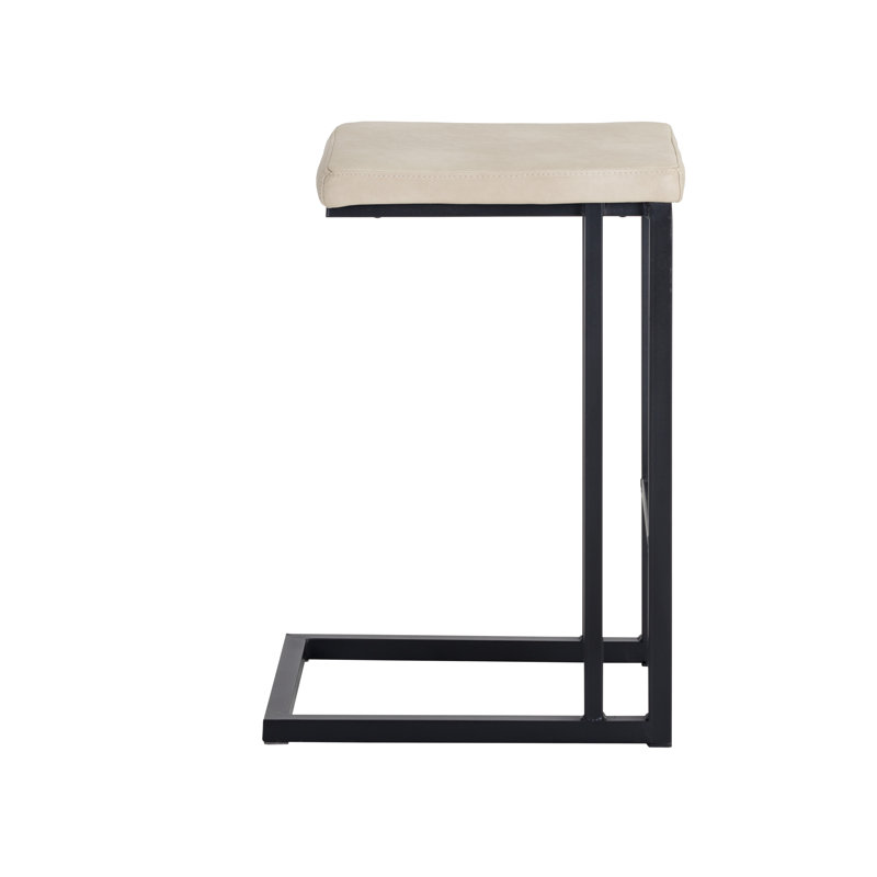 Boone Bar & Counter Stool, Counter Stool (26" Seat Height), Cream Performance Basketweave