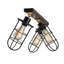 Plafonnier semi-encastré 3 lumières 25,98 po Dawley