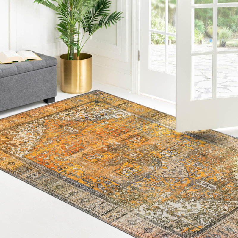 Oppie Moroccan Indoor Rug, Rectangle 5' x 8'