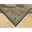 Tapis noir nouvel âge en laine Carvon