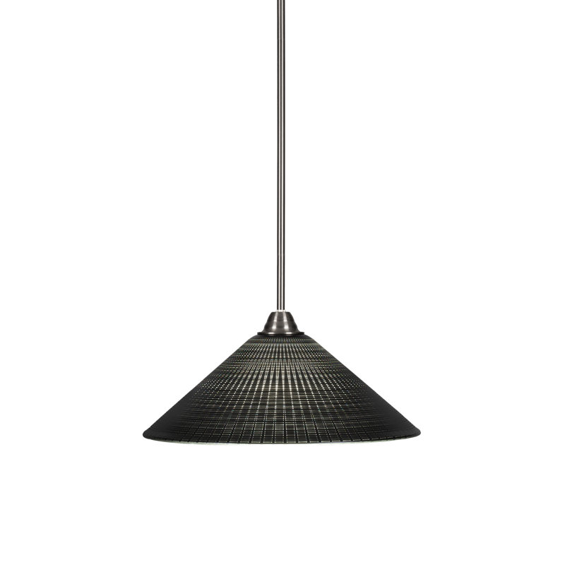 Luminaire suspendu Ayrshire Paramount, H 58 po x l 16 po x P 16 po, Noir