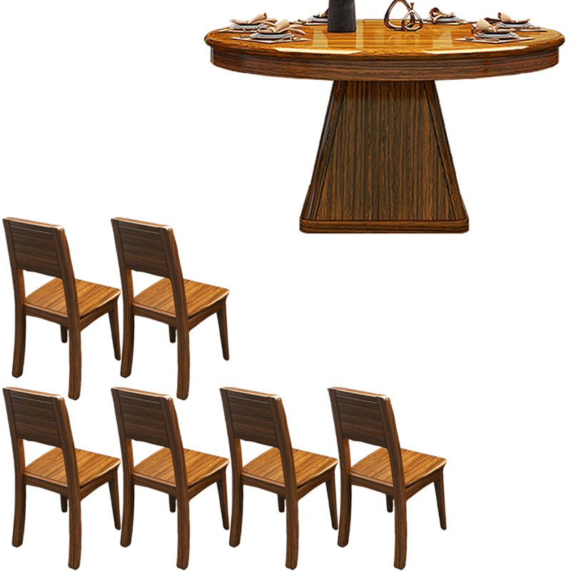 Modern Chinese style round dining table set