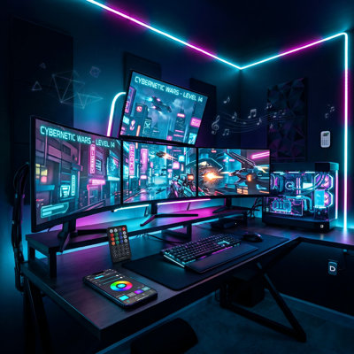 100ft Smart Wifi Led Strip Lights Work With Alexa And Google Assistant Music Rgb Sync Colour Changing With App& Remote