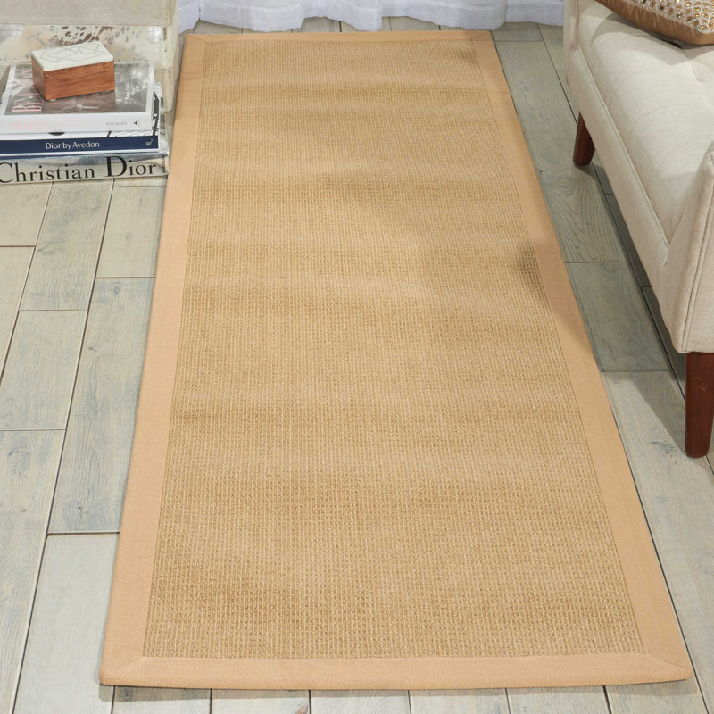 Tapis brun clair en laine touffeté à la machine Merrian, Rectangle 5 pi x 8 pi