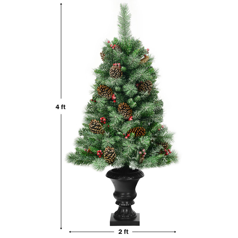 Sapin de Noël artificiel vert 4 '