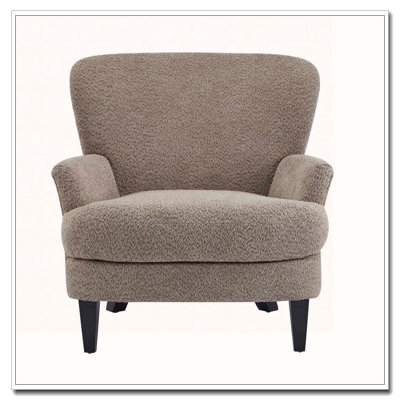 Fauteuil club rembourré Boucle