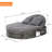 Outdoor Patio Round Daybed With Adjustable Backrests And Foldable Cup Trays For Relaxation And Lounging-1223392019