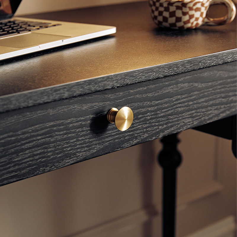 Bureau d'écriture en bois noir exquis
