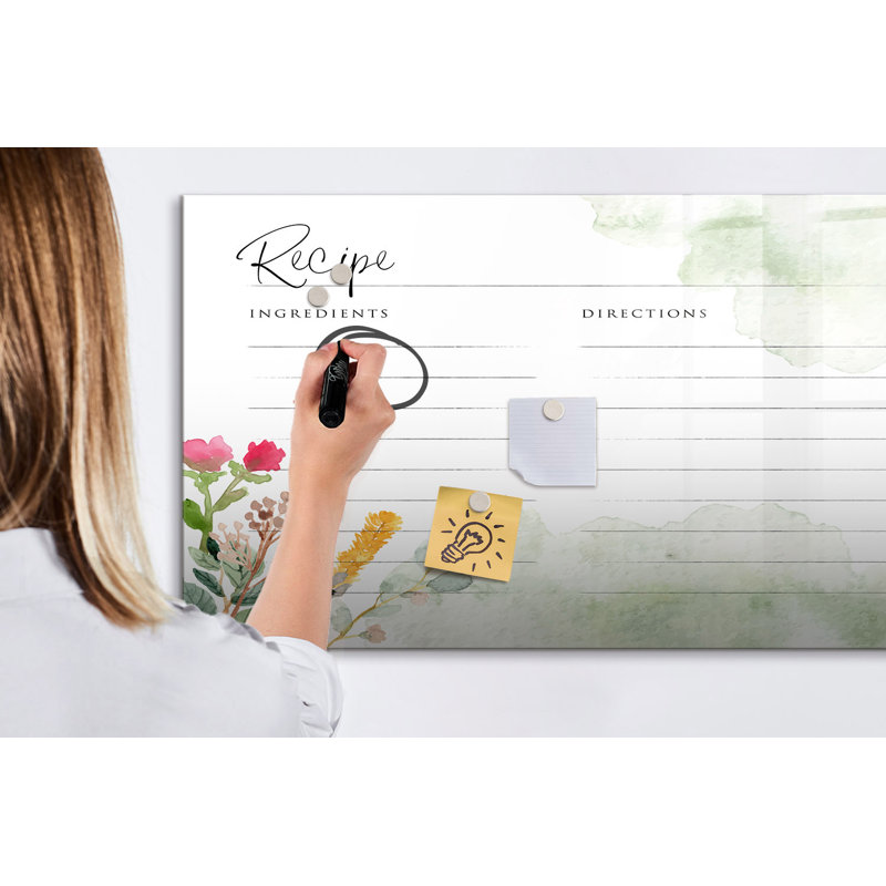 Magnetic Glass Dry Erase Board