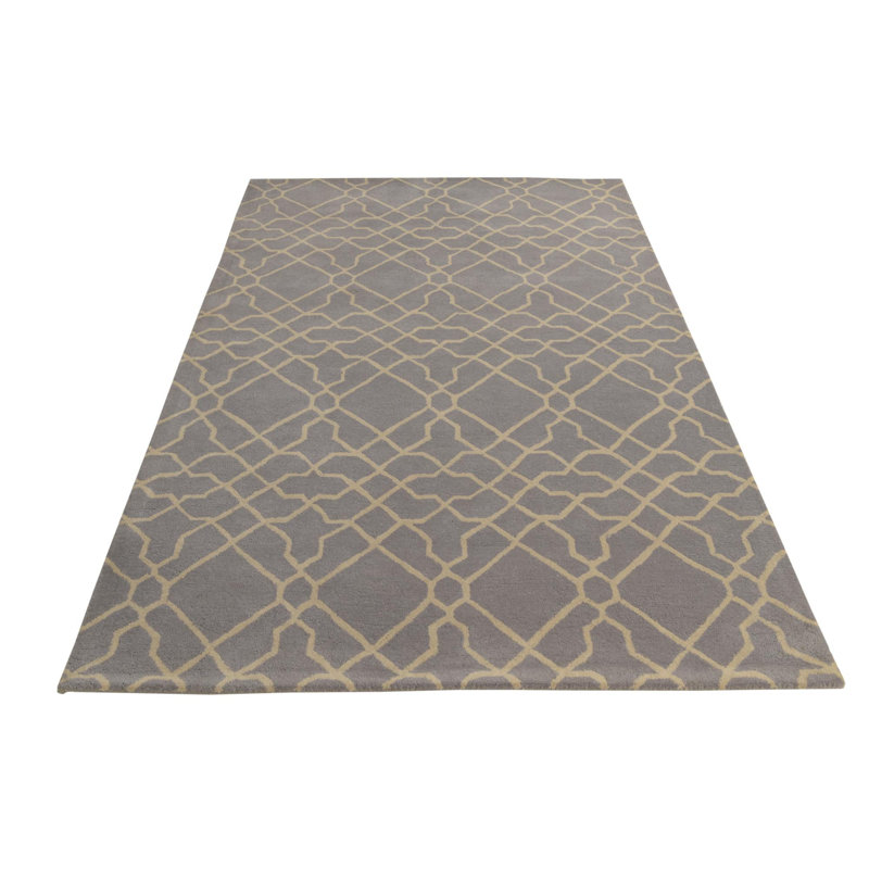 Tapis gris clair 5 pi 2 po x 8 pi 1 po Pineland