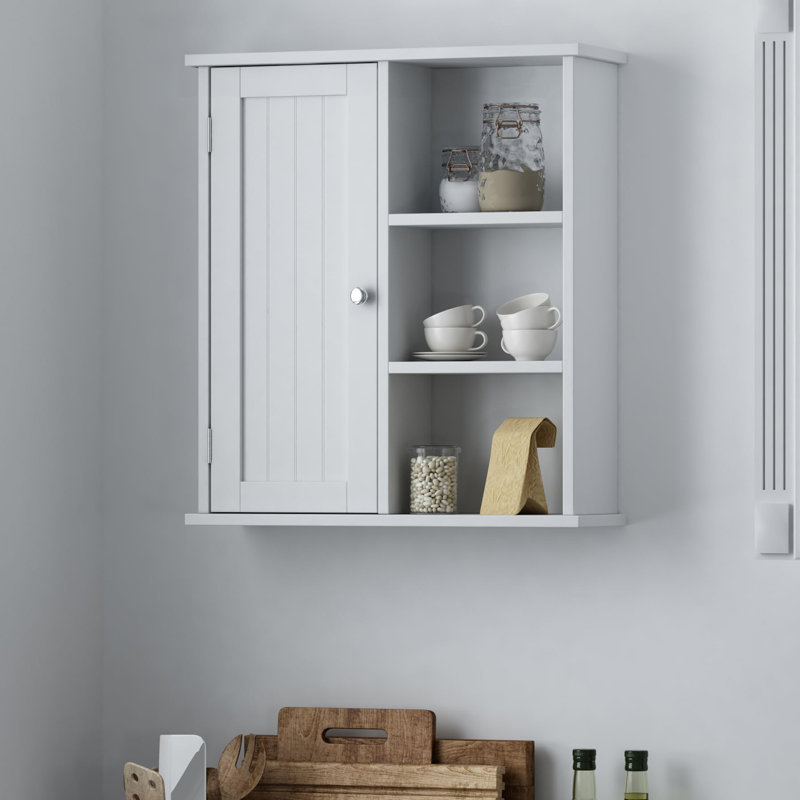 Rangement pour salle de bain Neeya, Blanc