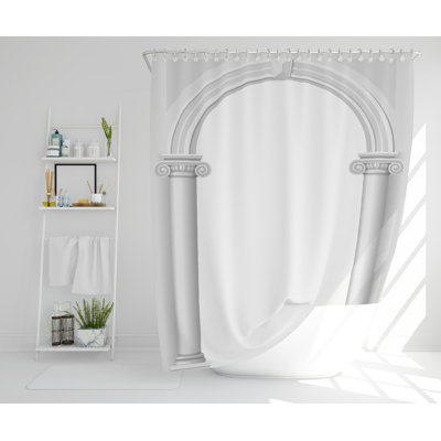 Fortner Polyester Shower Curtain