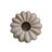 Buff Marble Ribbed Taper Holder