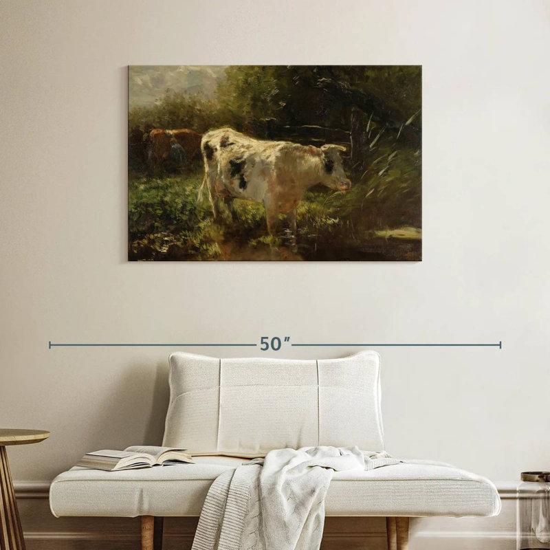 Brampt Simple Cow, 26" H x 39" W