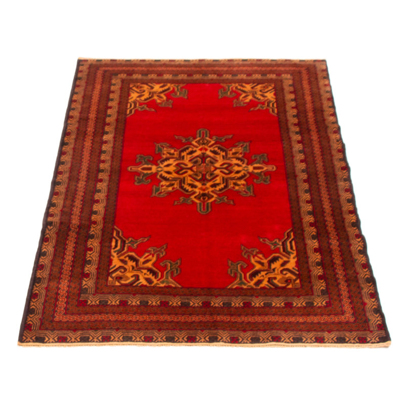 Teimani Red Rug 3'11" x 6'2"