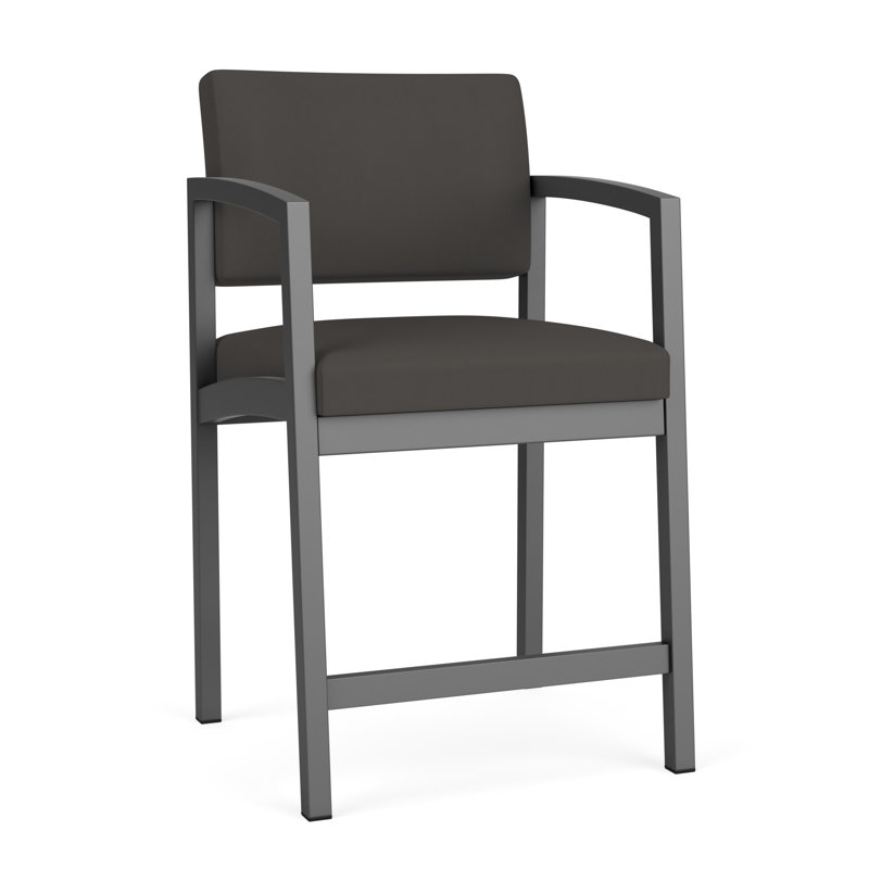 Structure en métal Lenox, Gris anthracite, Noir Patriot Plus - Vinyle lavable au chiffon