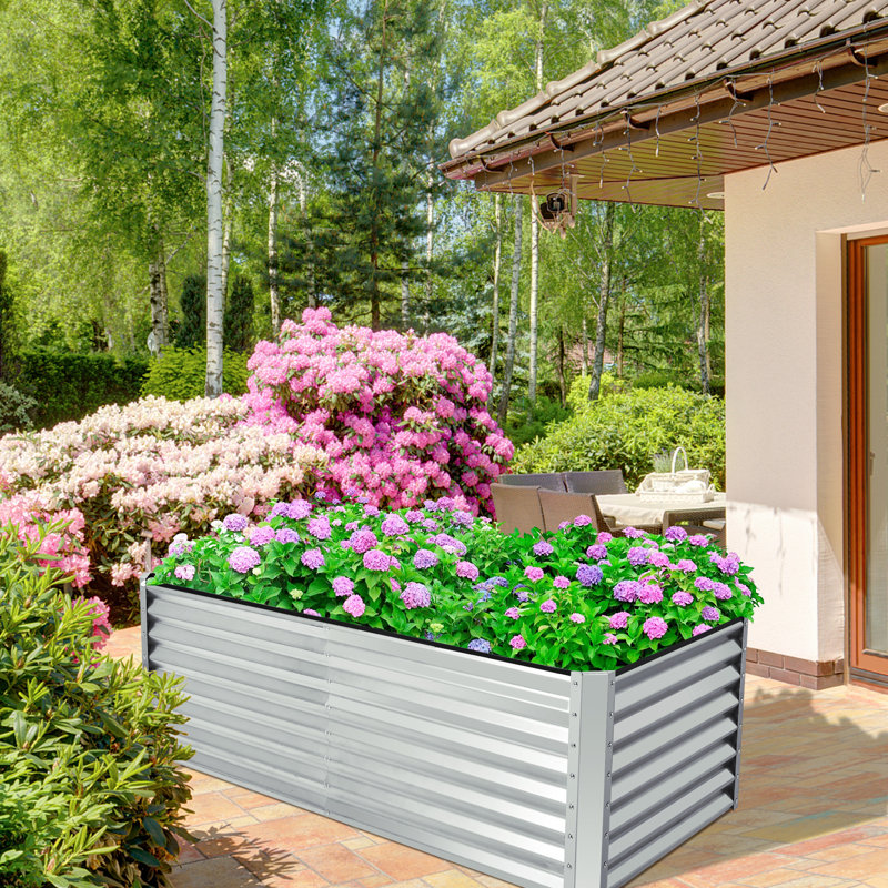 Adelya Outdoor Raised Garden Bed