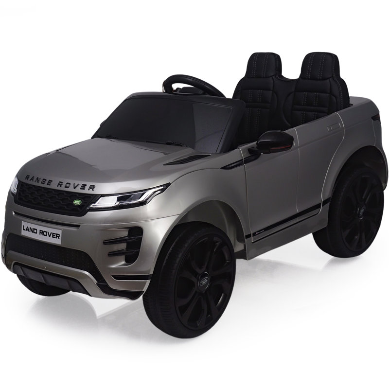 Silver 12V Range Rover Ride-On Car with Remote Control