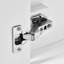 Meuble-lavabo moderne blanc avec lavabo en céramique
