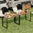 Folding Desk Small Foldable Desk 31.5" For Small Spaces