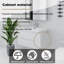 Armoire de salle de bain murale intégrée 36 po Minimalist