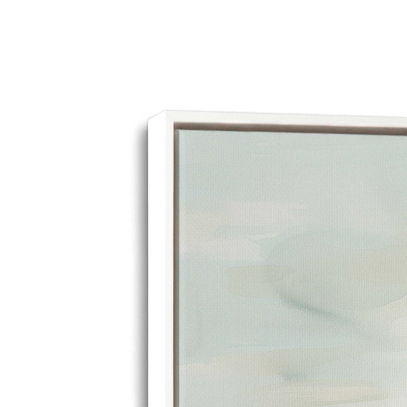 Cactus Waltz II, reproduction sur toile, H 12,75 po x l 8,75 po x P 1,75 po, Cadre flottant blanc opaque