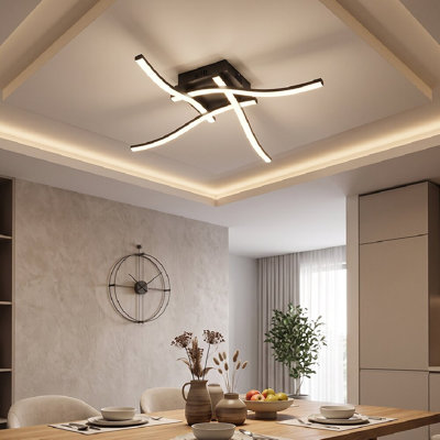 Aluminium LED Flush Mount