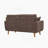 Artina 65'' Square Arm Loveseat-1936660065
