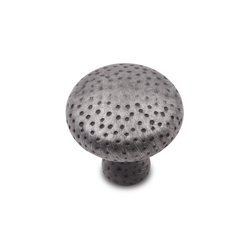 Poignée champignon 1 1/4 "avec indentations Divet CK Series, Nickel vieilli