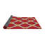 Tapis rouge/beige tissé à la machine-1741063742