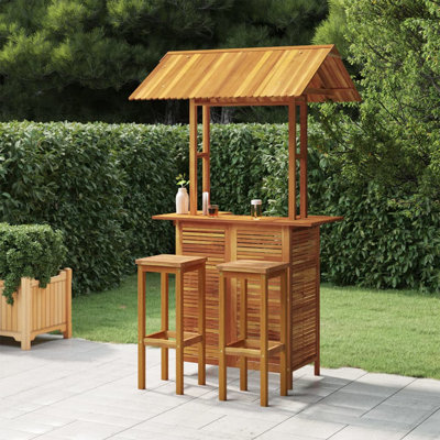 Corey-Jay Bar Set Wood Frame Material