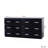 Modern 6-Drawer Side Cabinet, Wood Chest with Metal Handles for Efficient Storage and Stylish Home Organization-611106092