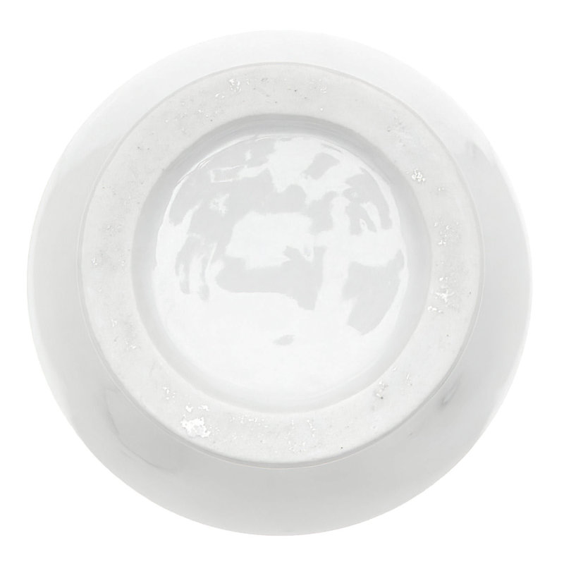 Vase de table en porcelaine Aneekha, Blanc, H 23,75 po x l 10,25 po x P 10,25 po