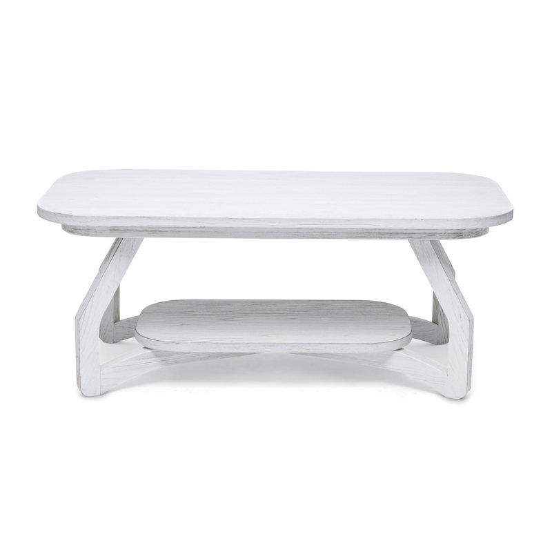 Surfside - Table basse - Finition blanc patiné