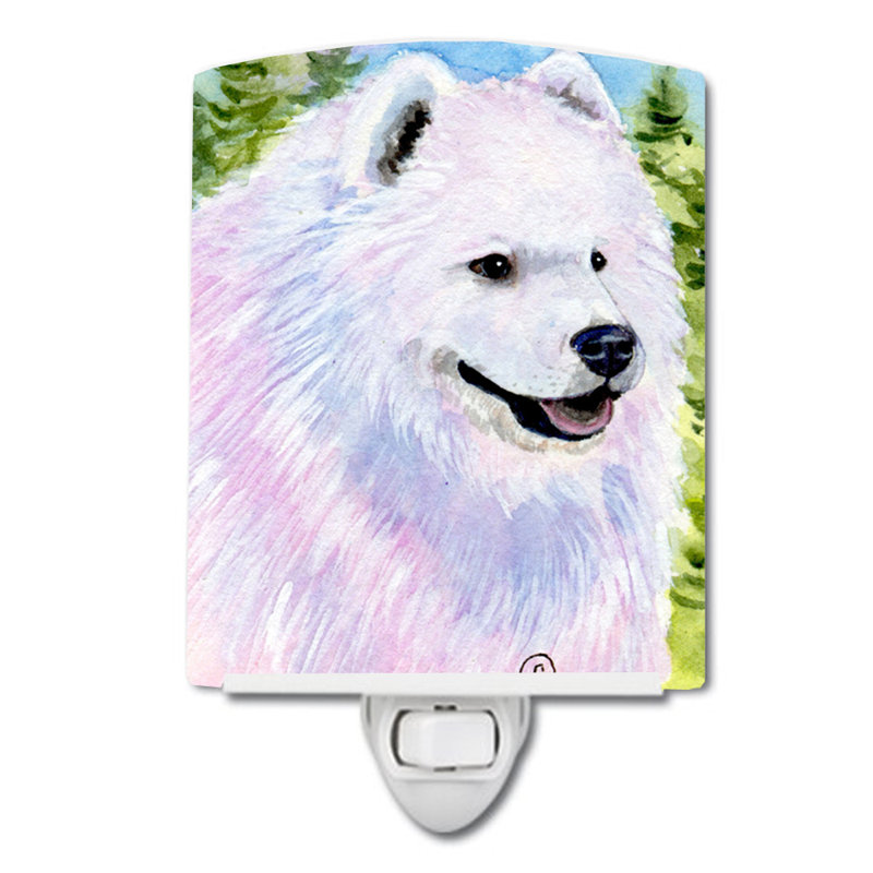 Samoyed Ceramic Night Light