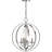 Virene 3-Light Indoor Brushed Nickel Globe Candelabra Chandelier-1243418433