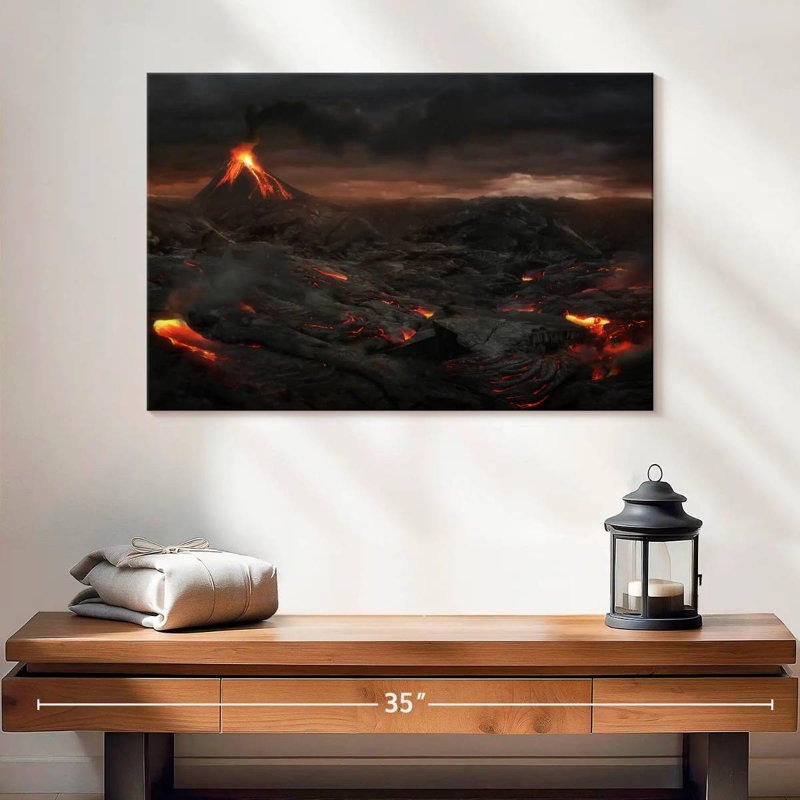 Alvord Volcanic Lava Flow, 20" H x 30" W